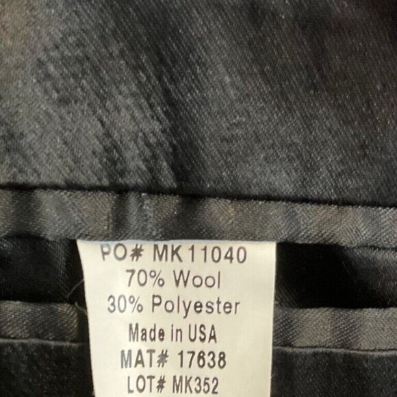 Mary Kay Consultant Women's Blazer Purple Tweed Wool 3/4 Sleeve Jacket 16 - Picture 7 of 7